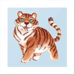 Cute little Tiger Posters and Art